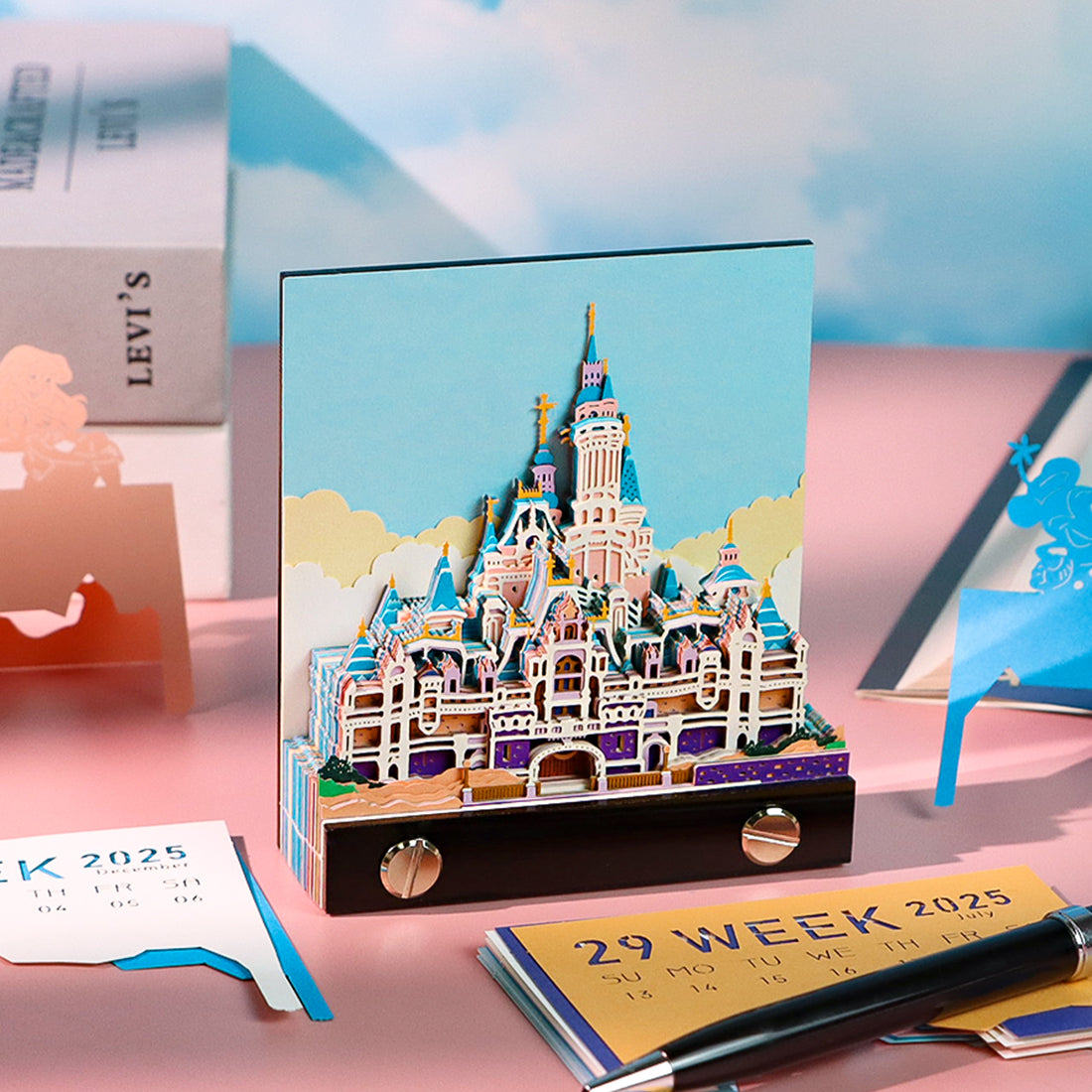 Fairytale castle 2025 weekly calendar