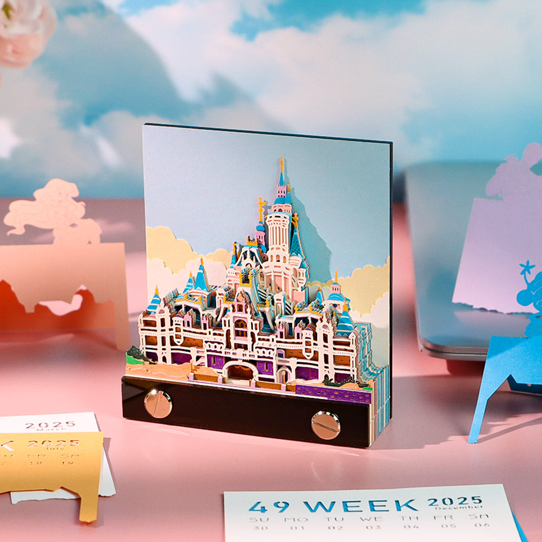 Fairytale castle 2025 weekly calendar
