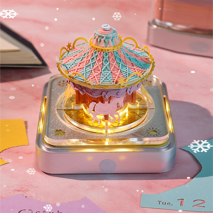 Carousel 3D Art Calendar 2025