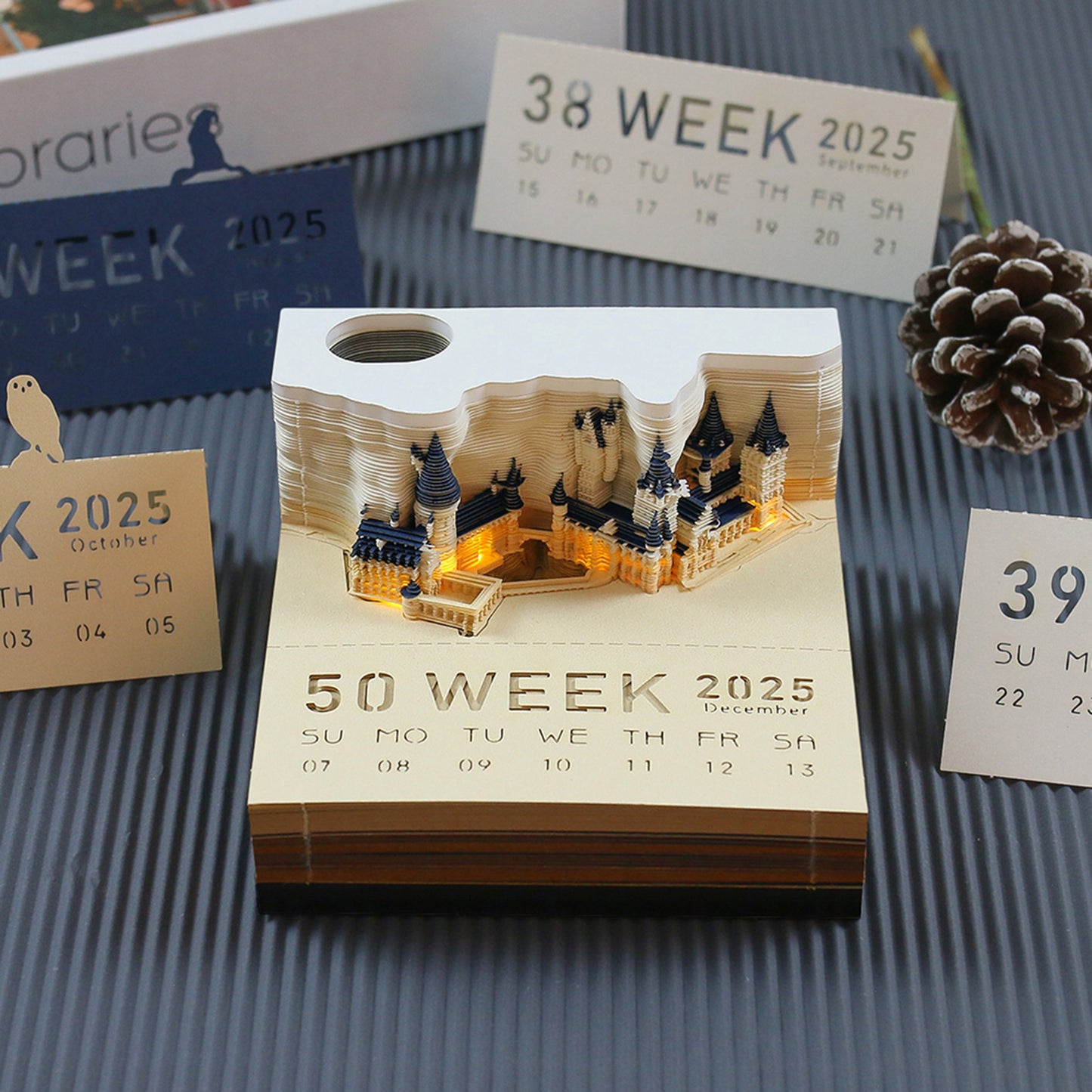 Hogwards Castle Calendar with Light