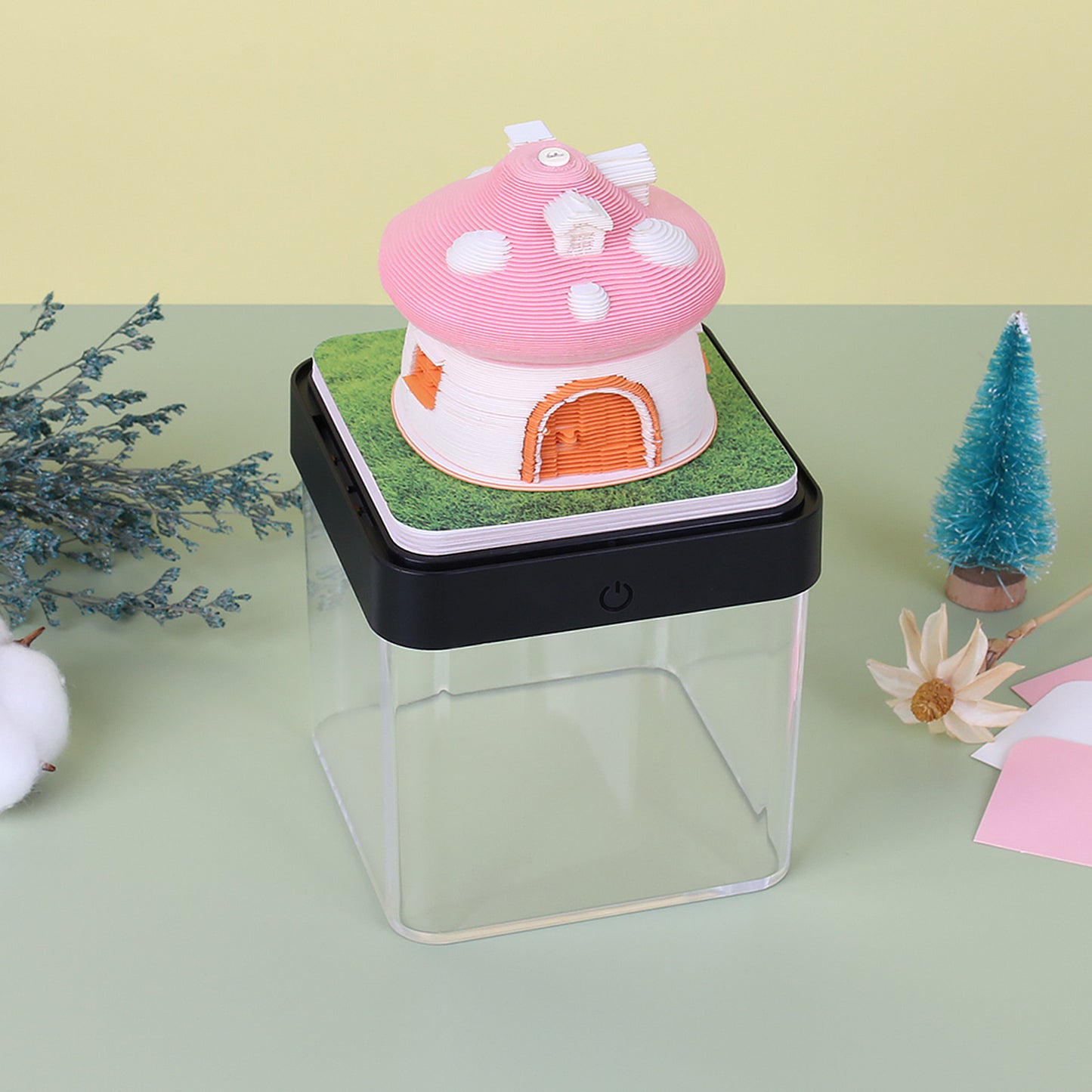 3D Mushroom Calendar Memo Pad
