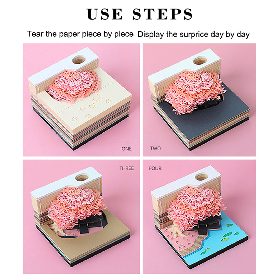 Marriage Tree 3D Memo Pad
