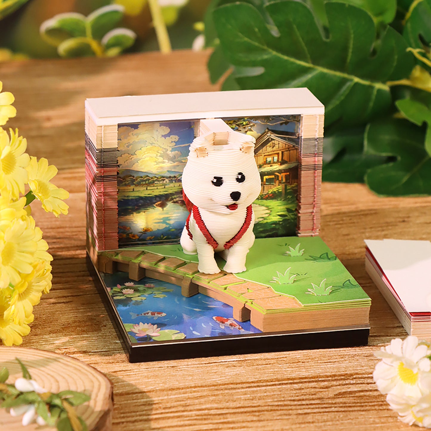 Backpack Cute Dog 3D Calendar 2026