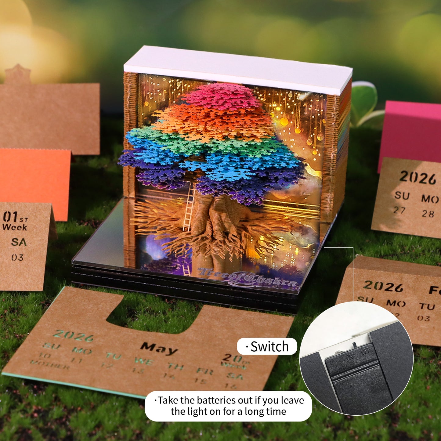 Tree of Life 3D Calendar 2026