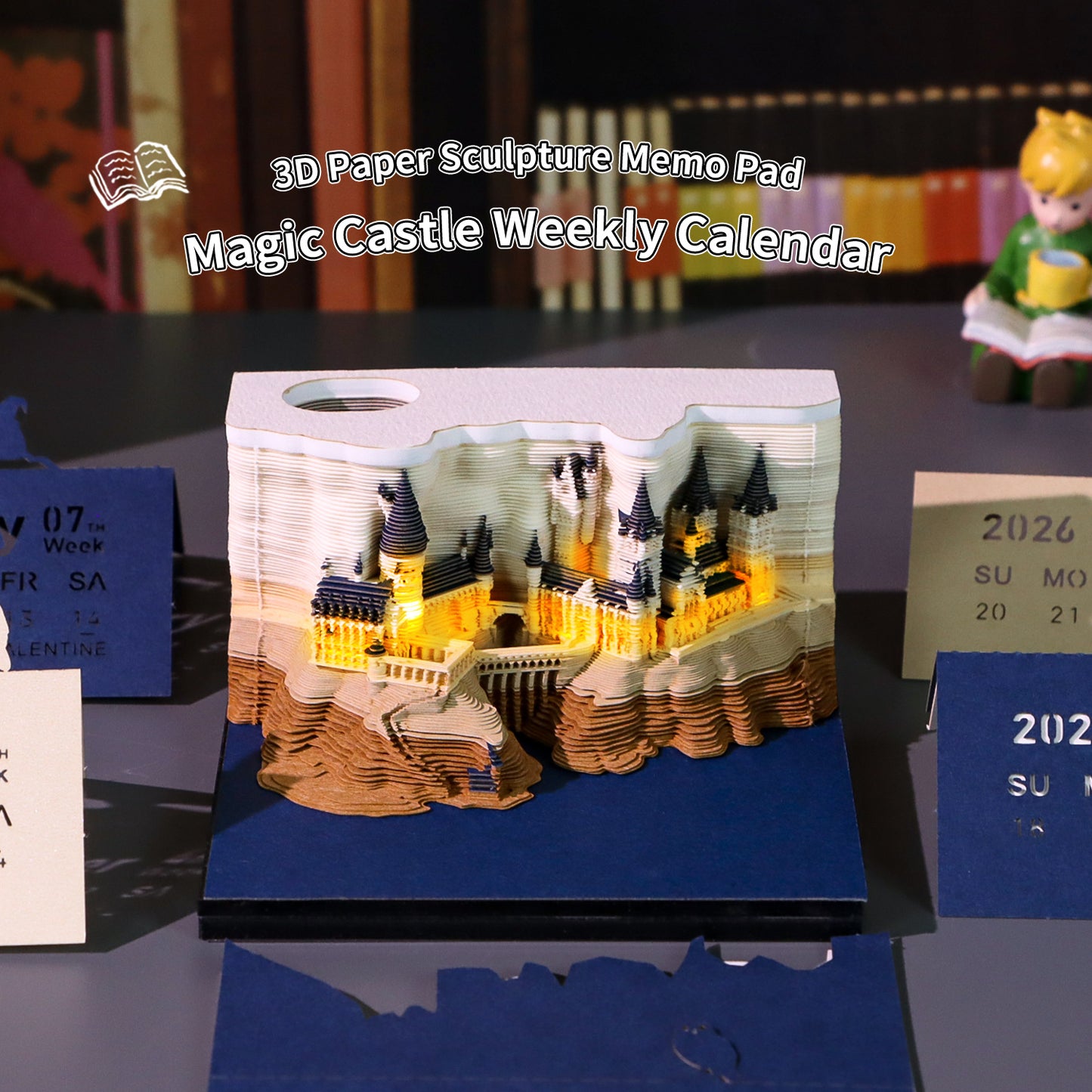 Hogwards Castle Calendar 2026 with Light