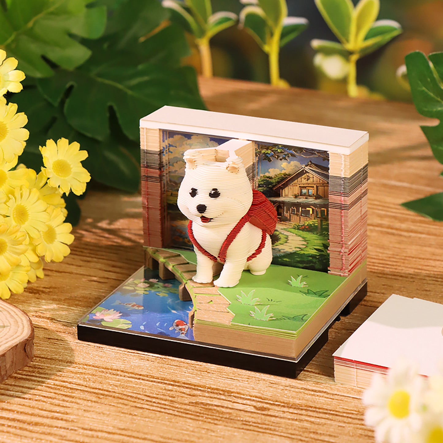 Backpack Cute Dog 3D Calendar 2026
