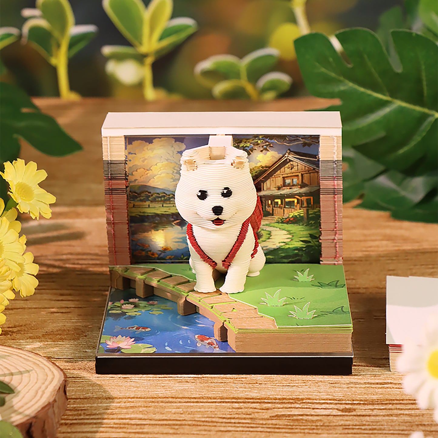 Backpack Cute Dog 3D Calendar 2026