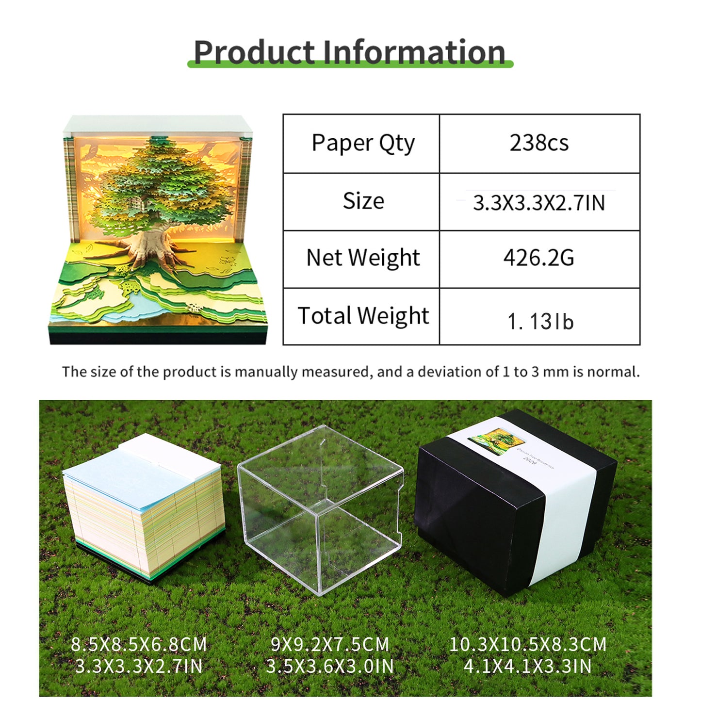 Magic Tree 3D Art Calendar 2026
