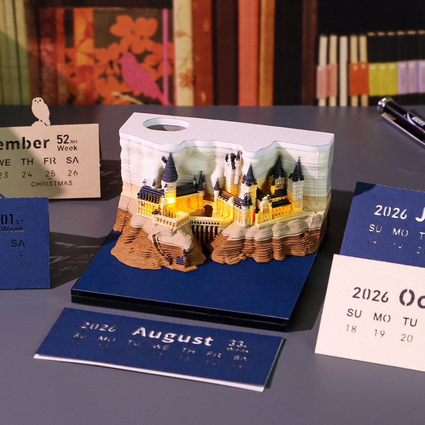 Hogwards Castle Calendar 2026 with Light