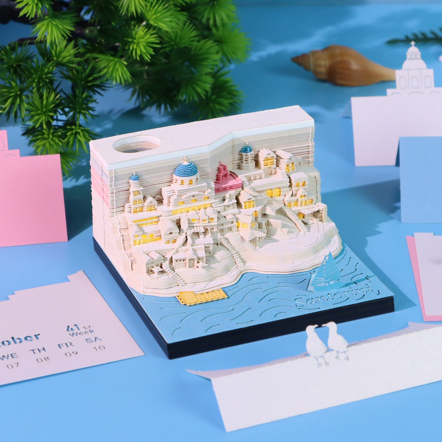 2026 Santorini Weekly Calendar