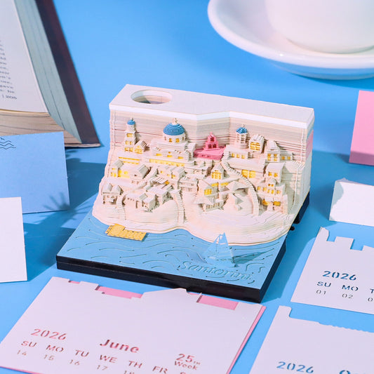 2026 Santorini Weekly Calendar